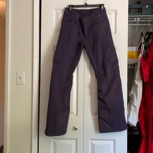 North face women's ski pants insulated